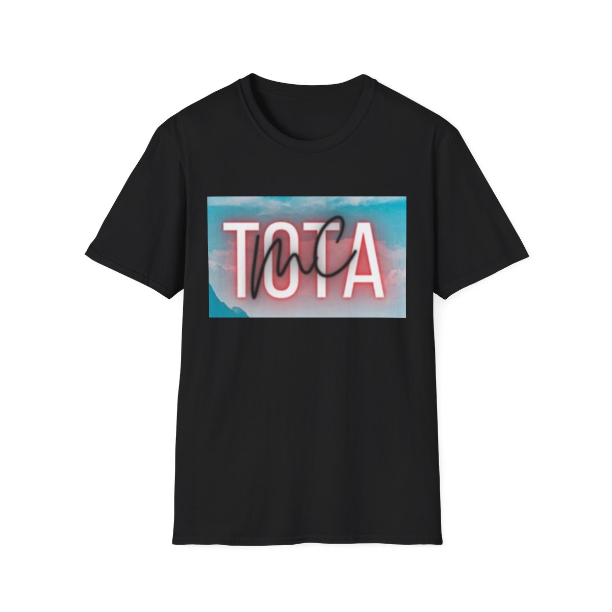 TOCA logo T-Shirt | colorful gradient script overlay | Tota Mc - alternate angle 2, merchandise