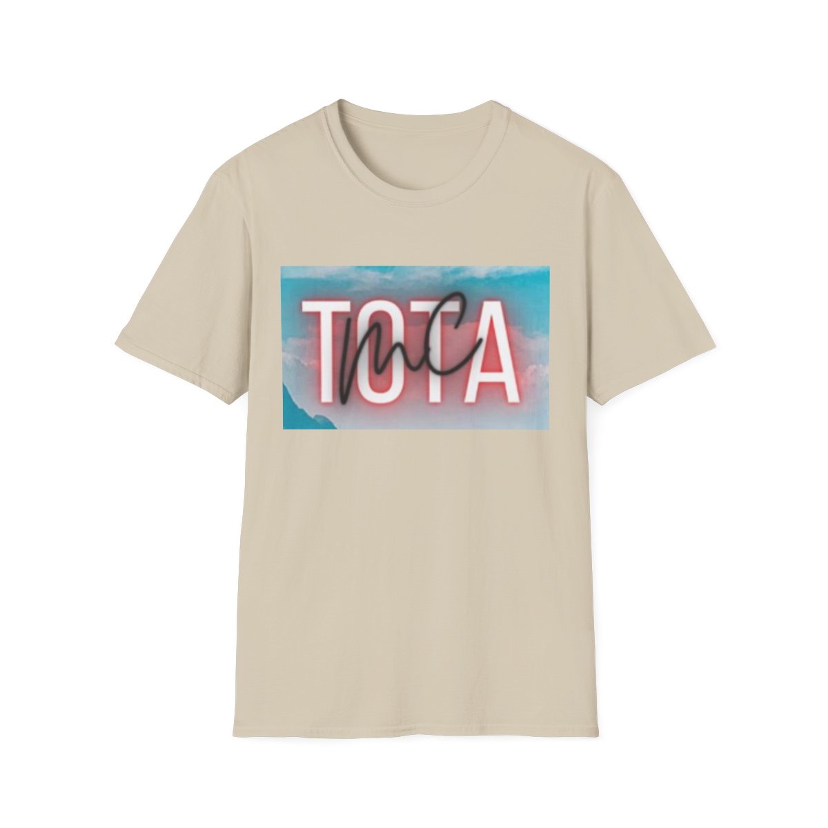 TOCA logo T-Shirt | colorful gradient script overlay | Tota Mc - alternate angle 3, merchandise