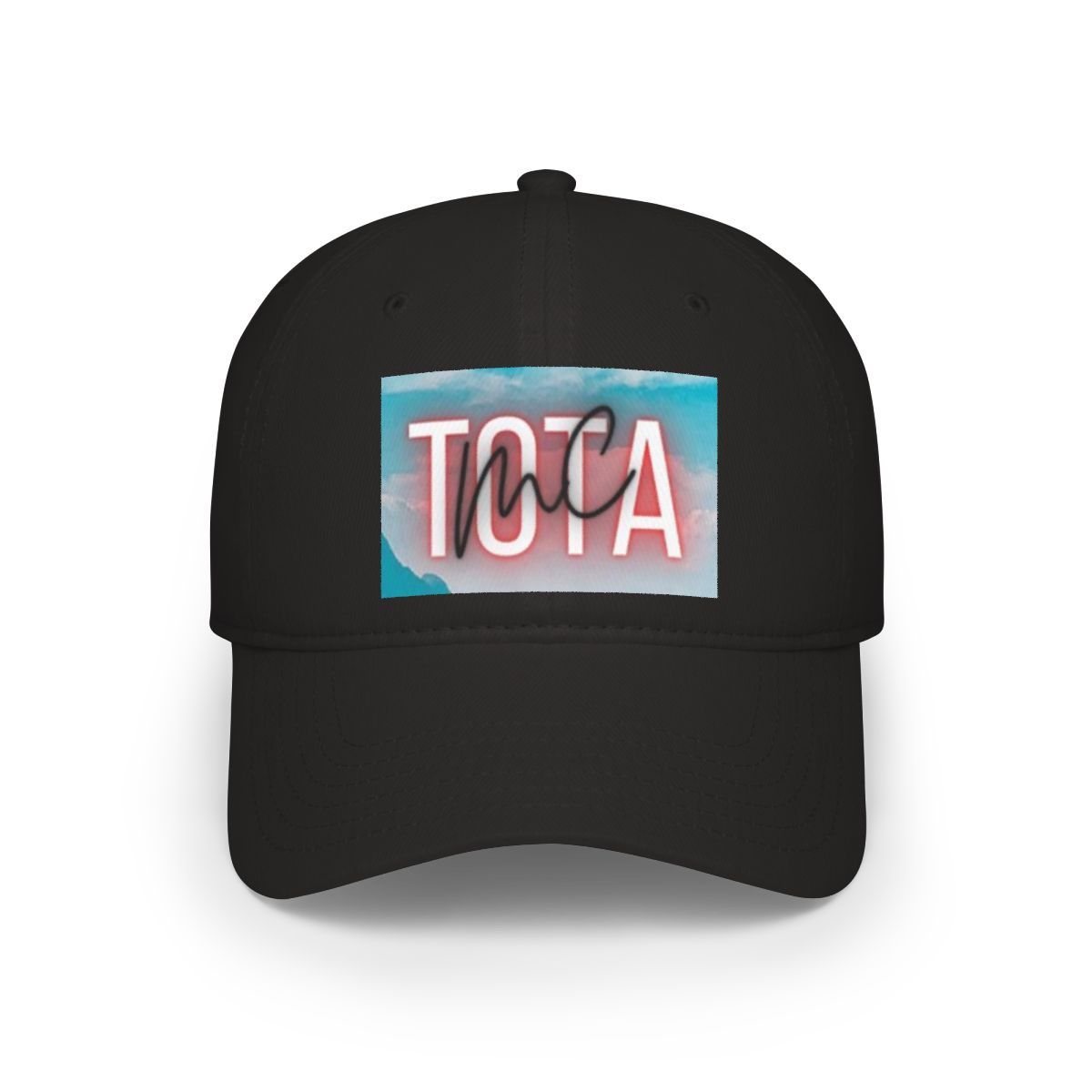 TOGA script patch Baseball Cap | retro pastel wave embroidery style | Tota Mc