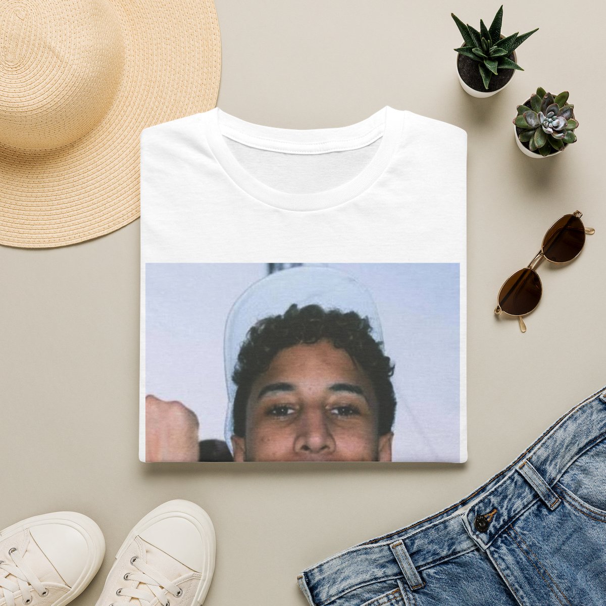 Polaroid Face Photo T-Shirt | Custom Photo Tee | Tota Mc